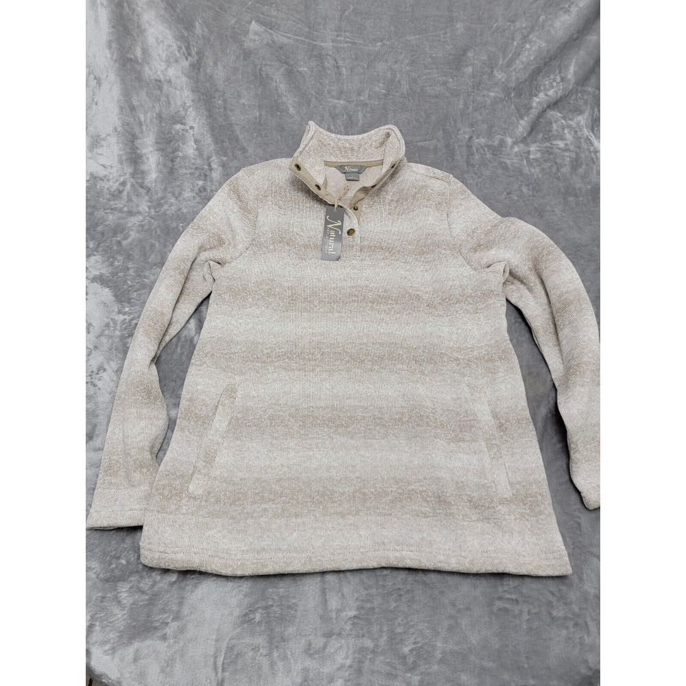 Bass Pro Natural Reflections Cozy Pullover Sweatshirt Womens Small NEW